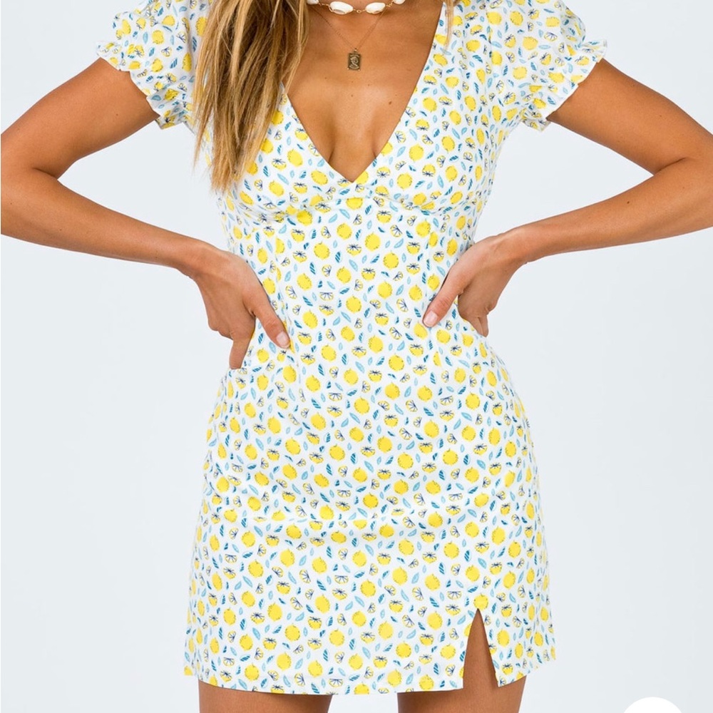 Princess Polly Kacey Mini Dress Yellow Multi